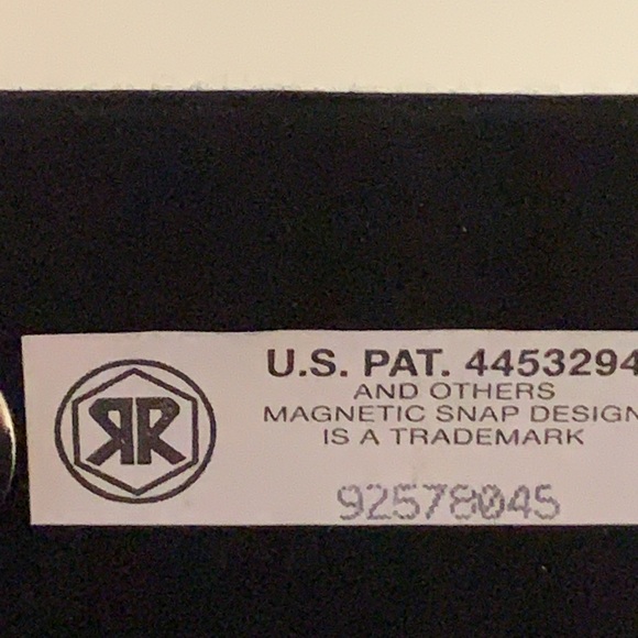 Carolyne Barton Black Evening Bag Handbag with magnetic snap & shoulder strap - Picture 8 of 11